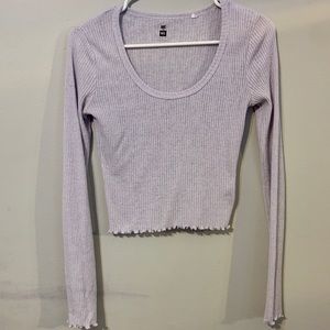 PacSun Long Sleeve White Top